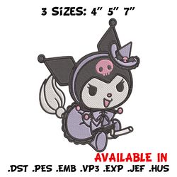 kuromi embroidery design, hello kitty embroidery, embroidery file,anime embroidery, anime shirt, digital download