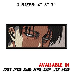 levi ackerman embroidery design, attack on titan embroidery, logo design, anime design, anime shirt, digital download