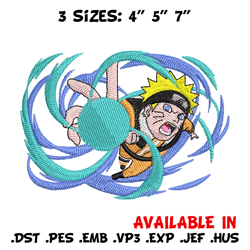 naruto power embroidery design, naruto embroidery, embroidery file, anime design, anime shirt, digital download