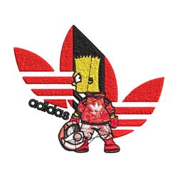 bart racer adidas embroidery design, adidas embroidery, brand embroidery, embroidery file, logo shirt, digital download