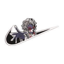 rui nike embroidery design, kimetsu no yaiba embroidery, nike design, anime design, anime shirt, digital download