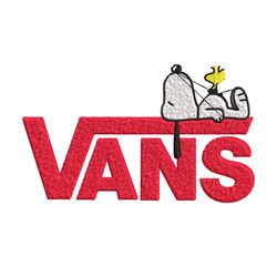 snoopy vans embroidery design, snoopy vans embroidery, cartoon design, embroidery file, vans logo, digital download.