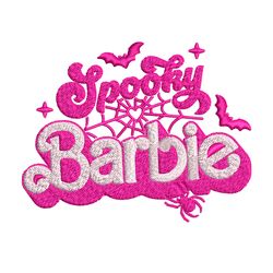 spooky barbie embroidery design, spooky barbie embroidery, embroidery file, logo design, logo shirt, digital download.