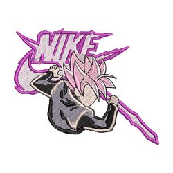 super saiyan rose embroidery design, dragon ball embroidery, nike design, anime design, anime shirt, digital download