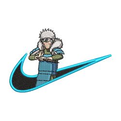 tobirama nike embroidery design, naruto embroidery, nike design, embroidery shirt, embroidery file, digital download