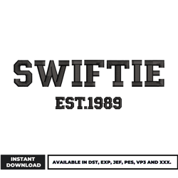 swiftie est 1989 embroidery