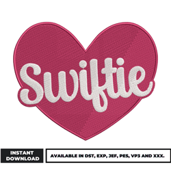 swiftie love embroidery design