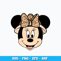 Minnie mouse head svg, Disney minnie face svg, cartoon svg, logo design svg, digital file svg, Instant download.