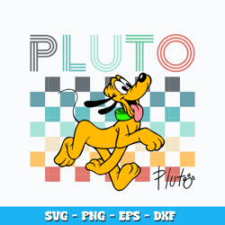 Pluto dog design svg, Disney Pluto svg, Disney vacation svg, logo design svg, digital file, Instant download.