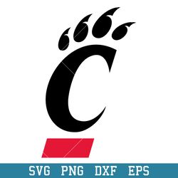 cincinnati bearcats logo svg, cincinnati bearcats svg, ncaa svg, png dxf eps digital file