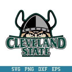 cleveland state vikings logo svg, cleveland state vikings svg, ncaa svg, png dxf eps digital file