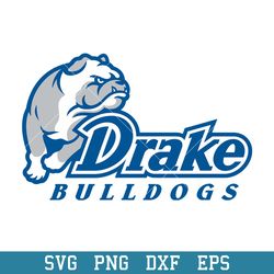 drake bulldogs logo svg, drake bulldogs svg, ncaa svg, png dxf eps digital file