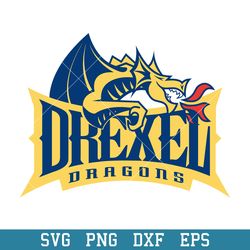 drexel dragons logo svg, drexel dragons svg, ncaa svg, png dxf eps digital file