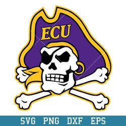 east carolina pirates logo svg, east carolina pirates svg, ncaa svg, png dxf eps digital file