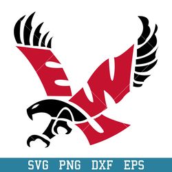 eastern washington eagles logo svg, eastern washington eagles svg, ncaa svg, png dxf eps digital file