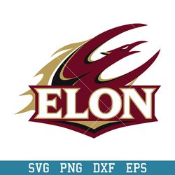 elon phoenix logo svg, elon phoenix svg, ncaa svg, png dxf eps digital file