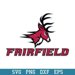 fairfield stags logo svg, fairfield stags svg, ncaa svg, png dxf eps digital file