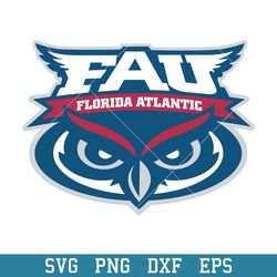 florida atlantic owls logo svg, florida atlantic owls svg, ncaa svg, png dxf eps digital file