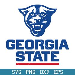 georgia state panthers logo svg, georgia state panthers svg, ncaa svg, png dxf eps digital file