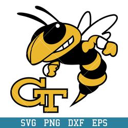 georgia tech yellow jackets logo svg, georgia tech yellow jackets svg, ncaa svg, png dxf eps digital file