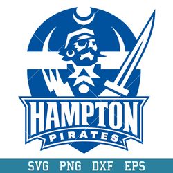hampton pirates logo svg, hampton pirates svg, ncaa svg, png dxf eps digital file