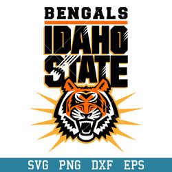 idaho state bengals logo svg, idaho state bengals svg, ncaa svg, png dxf eps digital file