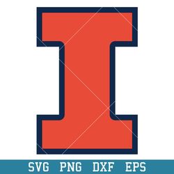 illinois fighting illini logo svg, illinois fighting illini svg, ncaa svg, png dxf eps digital file