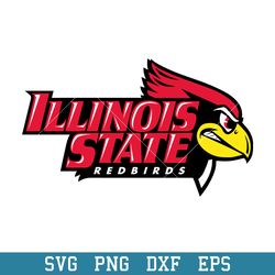 illinois state redbirds logo svg, illinois state redbirds svg, ncaa svg, png dxf eps digital file