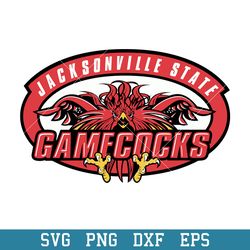 jacksonville state gamecocks logo svg, jacksonville state gamecocks svg, ncaa svg, png dxf eps digital file