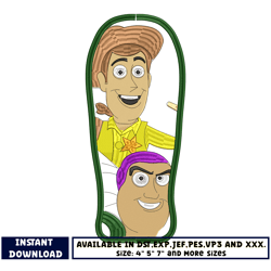 woody and buzz embroidery design