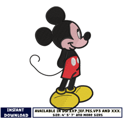 mickey x disney embroidery design