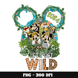 mickey let's get wild 2024 png