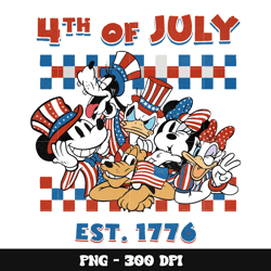 mickey old friends 4th of july png