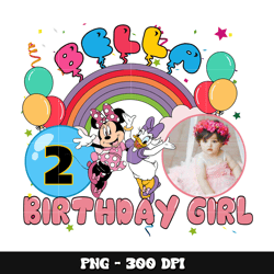 minnie 2nd birthday girl png