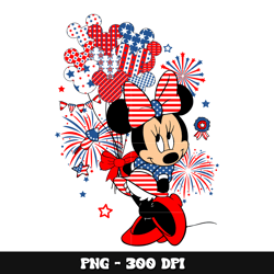 minnie happy 4th of july png