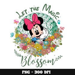 minnie mouse let the magic png