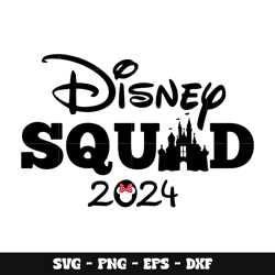 Minnie disney squad 2024 svg