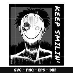 are we friends horror style manga svg