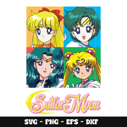 sailor neptune and sailor moon svg