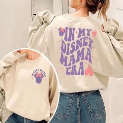 in my disney mom era sweatshirt, minnie mouse mom shirt, disney mom shirt, disney mama shirt, disney mothers day shirt