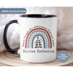 nurse mugs, personalized nurse coffee mug, custom rn gifts, nurse gifts, (mug-22nurse)
