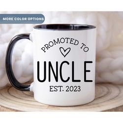 personalized uncle mug, pregnancy announcement, uncle gifts, uncle mug, gifts for uncle, uncle coffee mug, uncle coffee