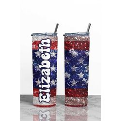 4th of july tumblers, 4th of july party, personalized fourth of july bachelorette insulated cups, patriotic tumblers, us