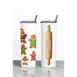 gingerbread man family, custom christmas tumbler, personalized christmas mug, family holiday tumblers, gift for grandma,