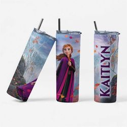 anna tumbler, custom anna frozen gift, custom frozen gifts, personalized disney princess gift, frozen cup, anna tumbler