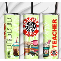 20 oz custom design starbucks teachers gift sublimation tumbler gift teachers gift lunch box coffee addict