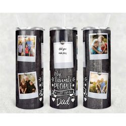 fathers day gift personalised 20oz tumbler with photos, a custom keepsake for dad