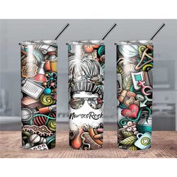 nurse tumbler// nurse graffiti tumbler// nurse's rock tumbler// nurse life tumbler// nurse coffee cup// graffiti nurse s