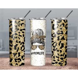 mom life leopard tumbler// mommy and me leopard tumbler// mom leopard tumbler// glitter leopard tumbler// mommy life and