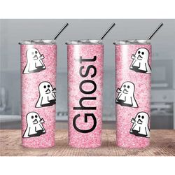 funny ghost personalized tumbler//ghost custom tumbler//funny water bottle//glitter ghost tumbler//cute glitter water bo